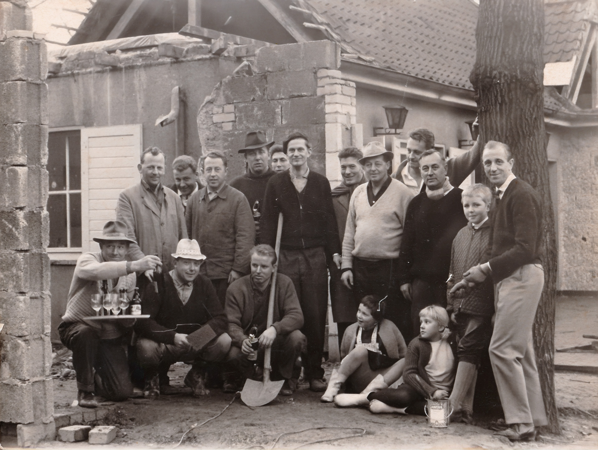 Clubheim 1963 – Erster Umbau