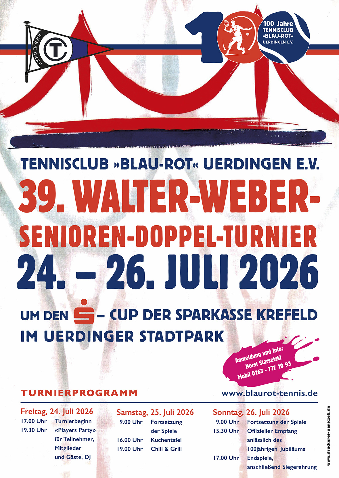 39. Walter-Weber-Senioren-Doppel-Turnier 2026