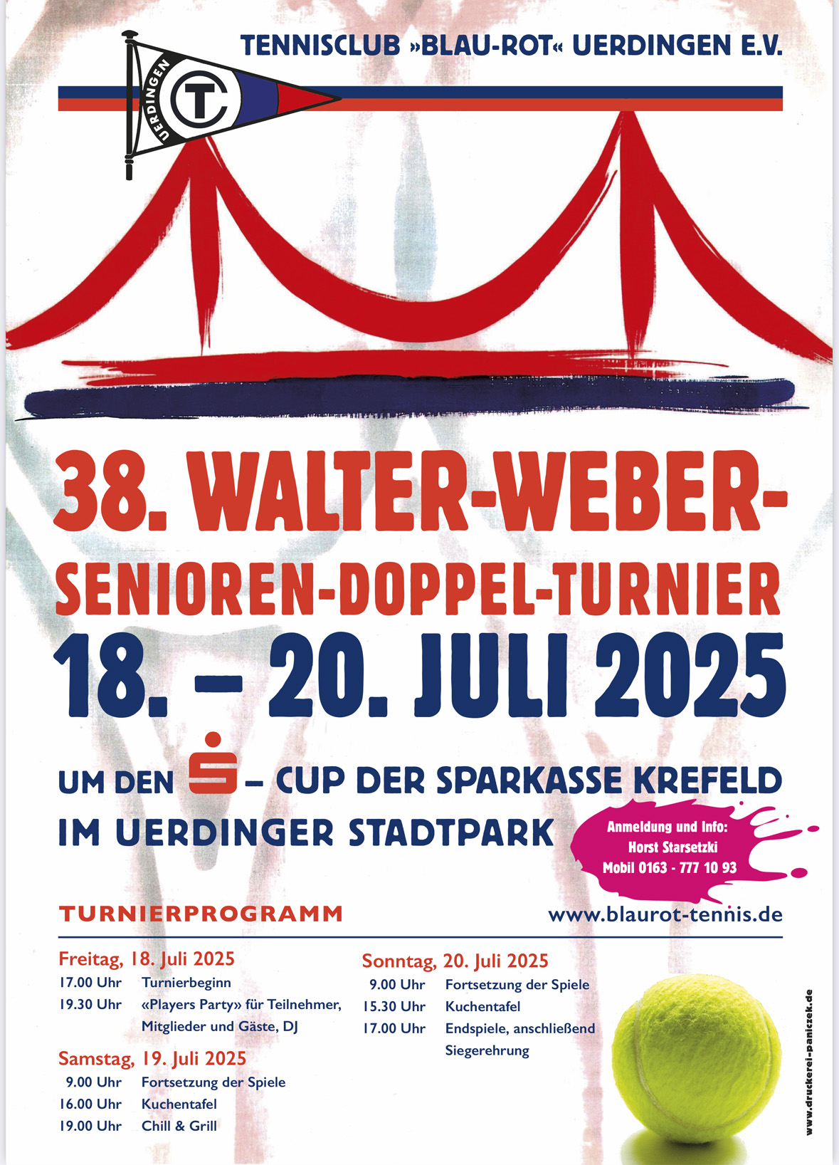 38. Walter-Weber-Senioren-Doppel-Turnier 2025
